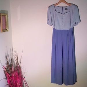 Vintage small print gingham dress by Hellen Blake